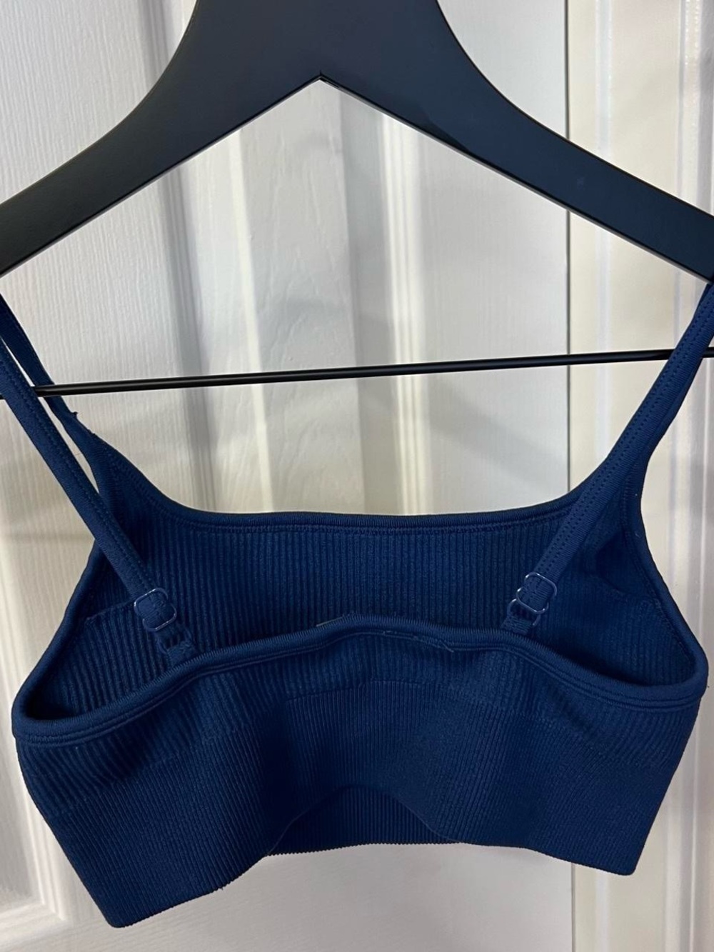 BO+TEE Navy Ribbed Cropped Tank - Picture 3 of 5